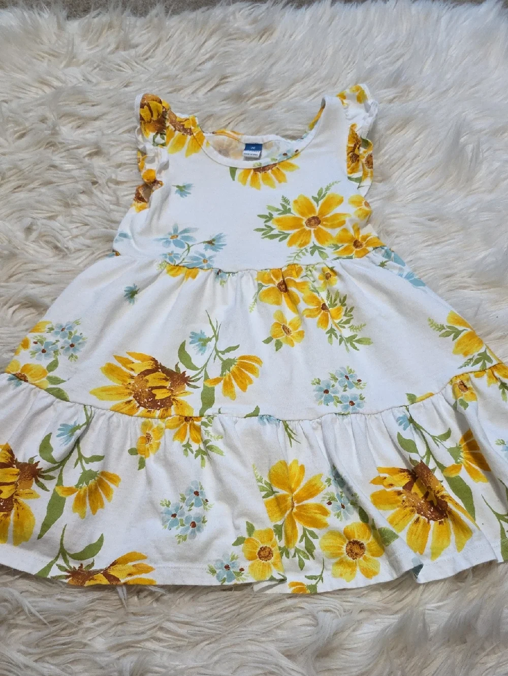 Old Navy Sunflower Dress- 5 Or XS